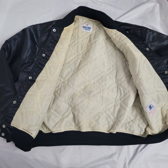 Vintage Proline by Starter Raiders Satin Bomber Jacket Made in the U.S.A Size XL - Picture 4 of 16